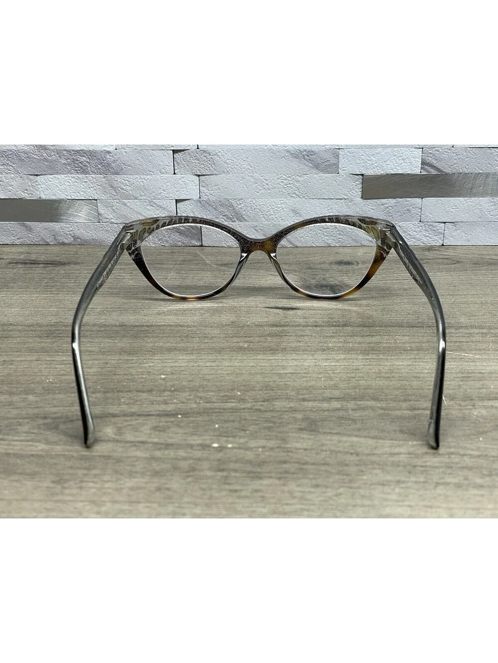 Kirkland Signature KS Tammy Tort Glitter Eyeglasses Brown 53-17-140 FRAMES ONLY